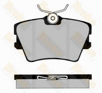 BRAKE ENGINEERING pa1153 -  Комплект тормозных колодок, дисковый тормоз
